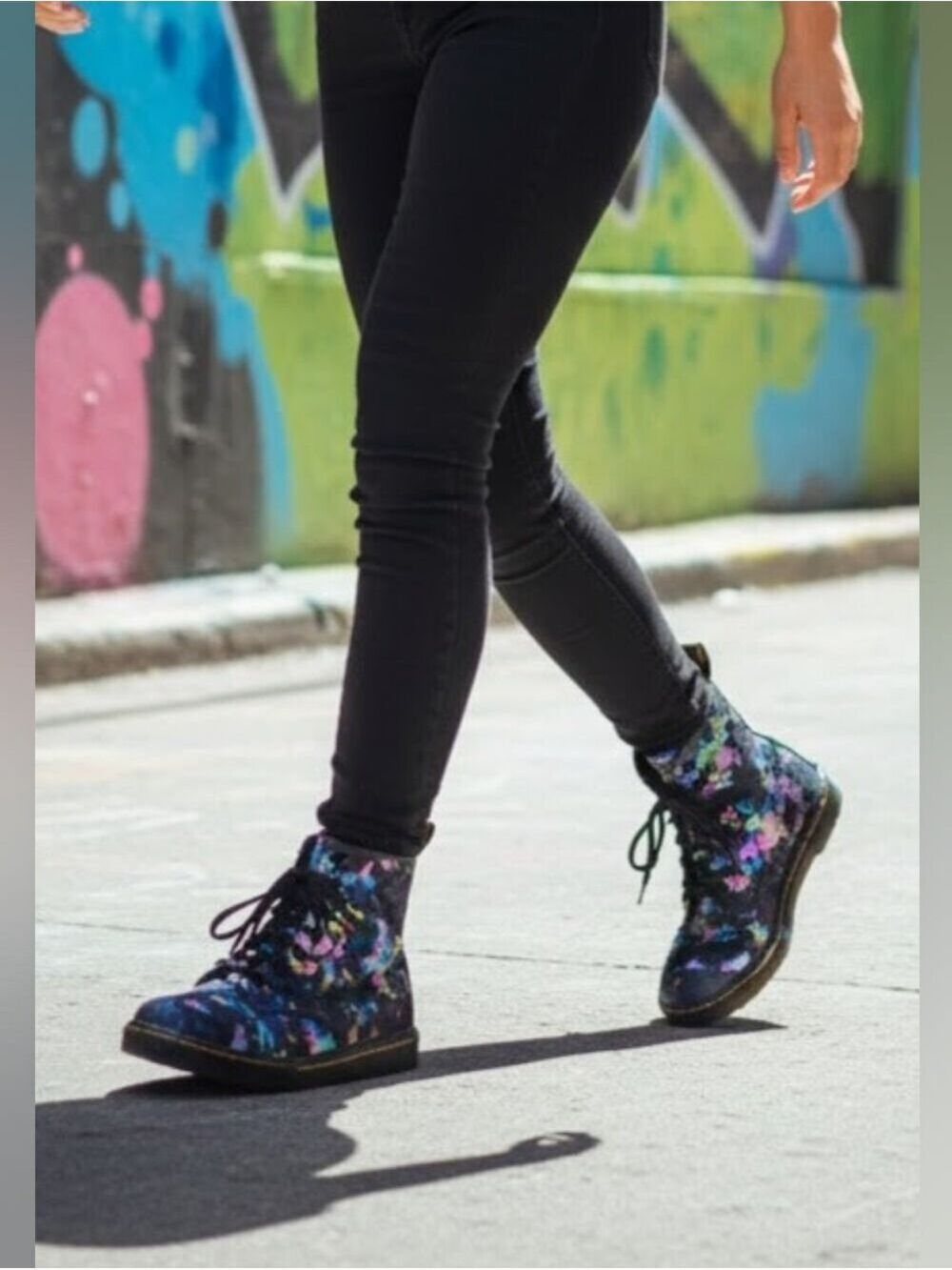 Dr. Martens Women's Sheridan Confetti Suede Boots - Picture 2 of 7